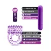 The Player Vibrating Thumping Cock Ring with Ball Strap Vibrating Thumping Cock Ring with Ball Strap
