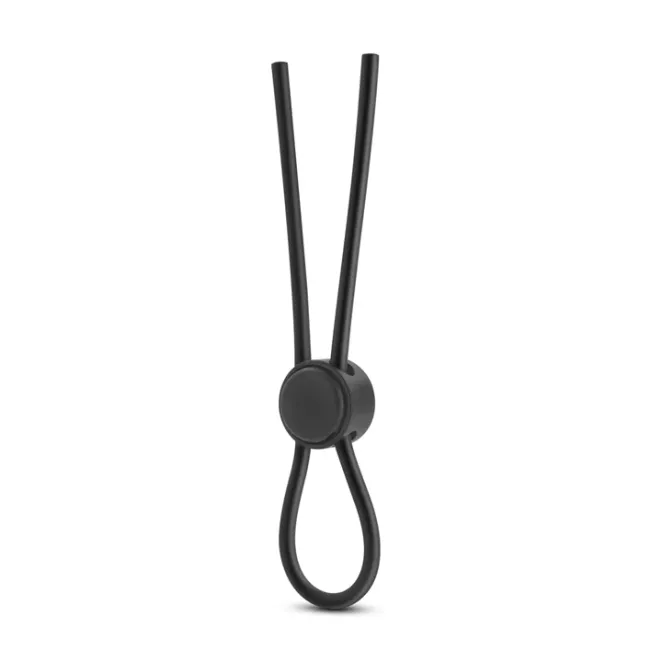 Stay Hard Silicone Loop Lasso/Bolo Cockring Black