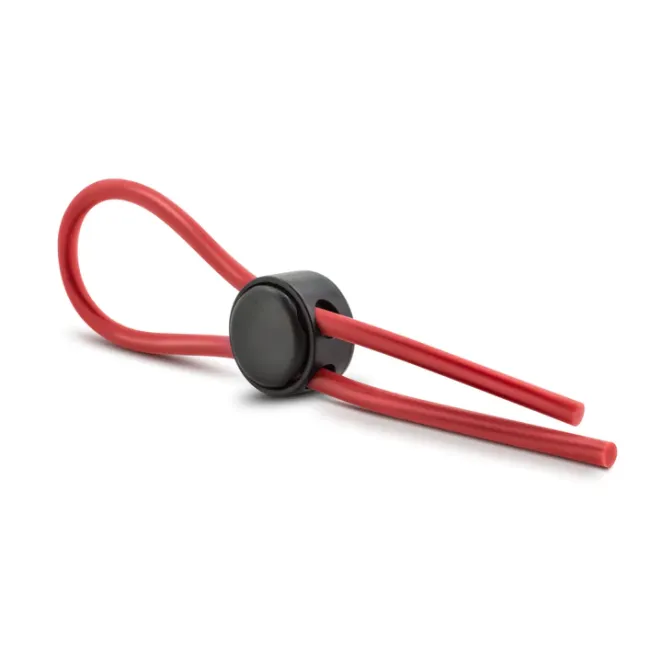 Stay Hard Silicone Loop Lasso/Bolo Cockring Red
