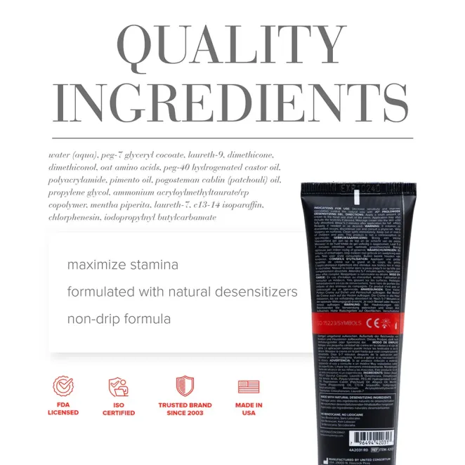 System JO Prolonger Delay Gel 2 oz.