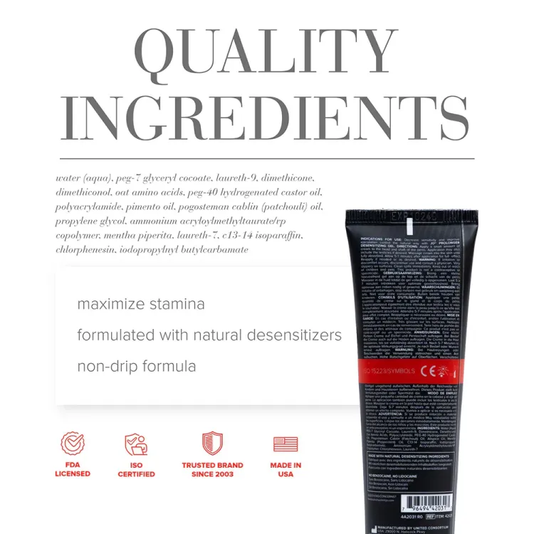 JO Prolonger Desensitizing Gel 2 oz. (65380) by System Jo | | SlipDix.com JO Prolonger Desensitizing Gel 2 oz. (65380) | SlipDix.com