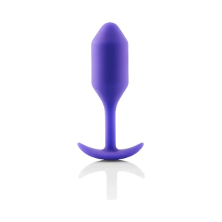 b-Vibe Snug Plug 2 Medium Weighted Silicone Butt Plug 4 Inch