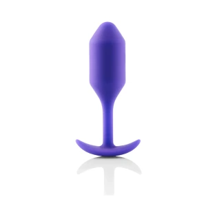 b-Vibe Snug Plug 2 Medium Weighted Silicone Butt Plug 4 Inch