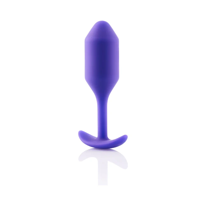 b-Vibe Snug Plug 2 Medium Weighted Silicone Butt Plug 4 Inch