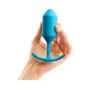 b-Vibe Snug Plug 3 Large Weighted Silicone Butt Plug 4.5 Inch