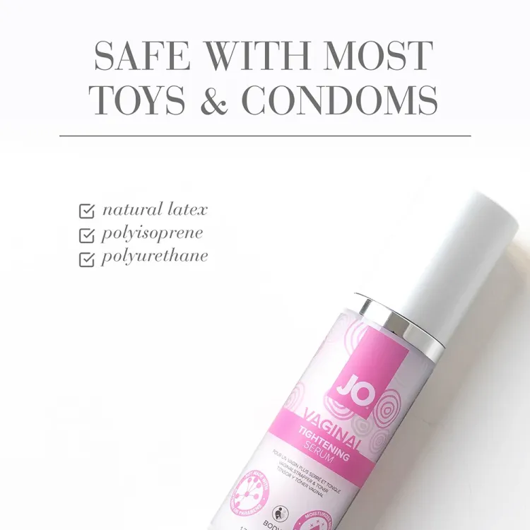 JO Vaginal Tightening Serum 1.7 oz. (66905) by System Jo | Better Female Orgasms | SlipDix.com JO Vaginal Tightening Serum 1.7 oz. (66905) | SlipDix.com