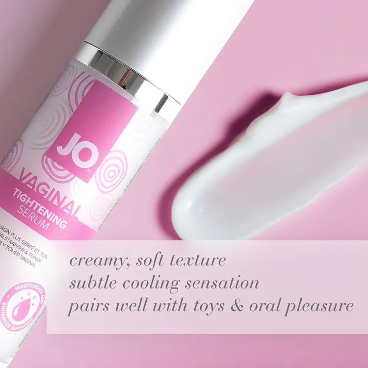 JO Vaginal Tightening Serum 1.7 oz. (66905) by System Jo | Better Female Orgasms | SlipDix.com JO Vaginal Tightening Serum 1.7 oz. (66905) | SlipDix.com