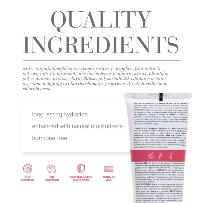 JO Renew Vaginal Moisturizer 4 oz. (66906) | SlipDix.com