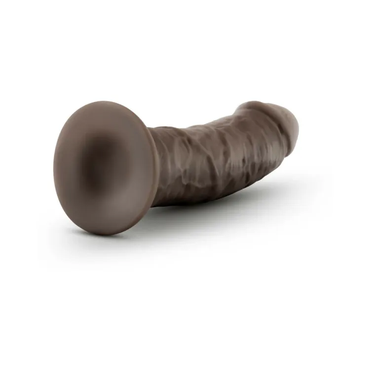 8 in. Posable Dual Density Dildo Brown 8 in. Posable Dual Density Dildo Brown