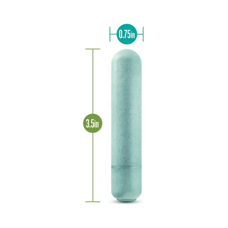 Gaia BioFeel Biodegradable Bullet Vibe in Aqua Gaia BioFeel Biodegradable Bullet Vibe in Aqua