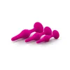 Anal Luxe Beginner Silicone Butt Plug 3-pc Kit Anal Luxe Beginner Silicone Butt Plug 3-pc Kit