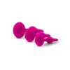 Anal Luxe Beginner Silicone Butt Plug 3-pc Kit Anal Luxe Beginner Silicone Butt Plug 3-pc Kit