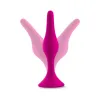 Anal Luxe Beginner Silicone Butt Plug 3-pc Kit Anal Luxe Beginner Silicone Butt Plug 3-pc Kit