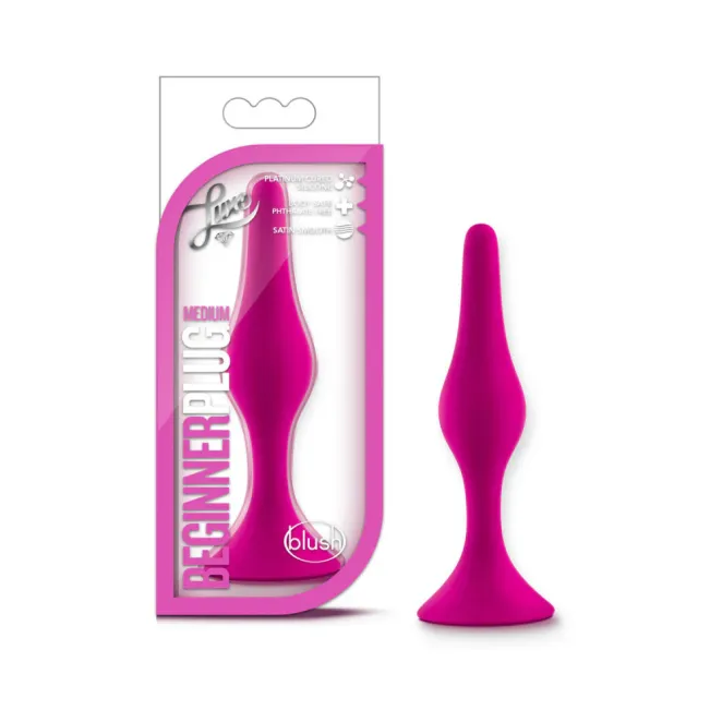 Anal Beginner Silicone Butt Plug Medium