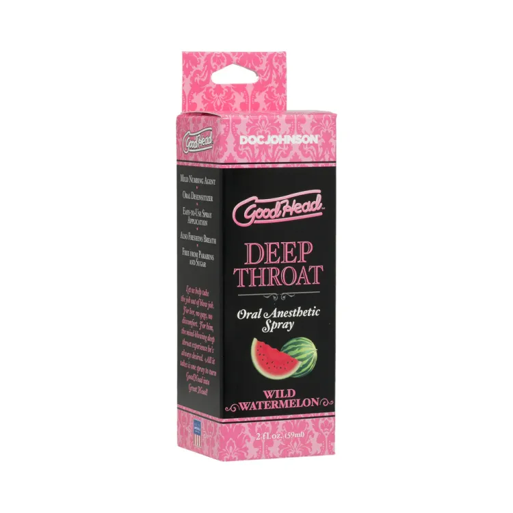 GoodHead Deep Throat Spray Wild Watermelon 2 oz. GoodHead Deep Throat Spray Wild Watermelon 2 oz.