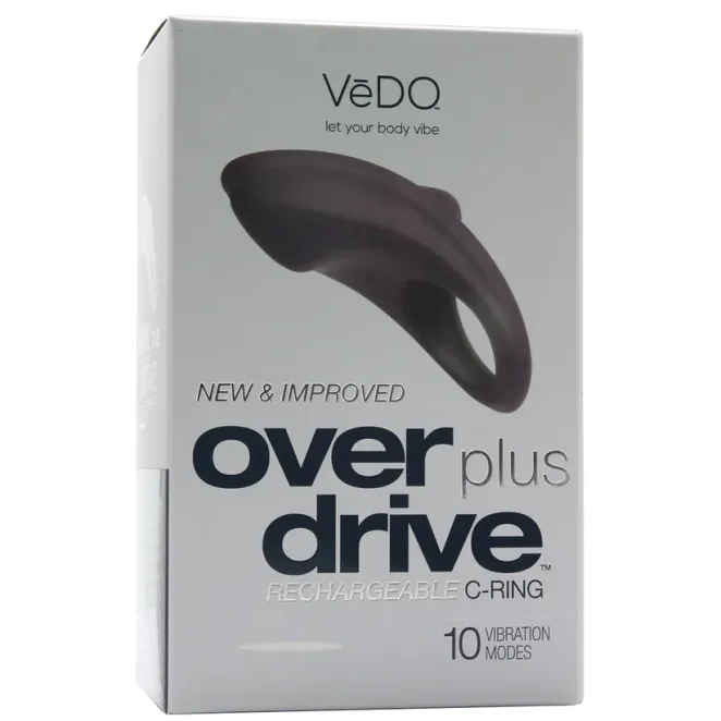 VeDO Overdrive+ Vibrating Cock Ring Black