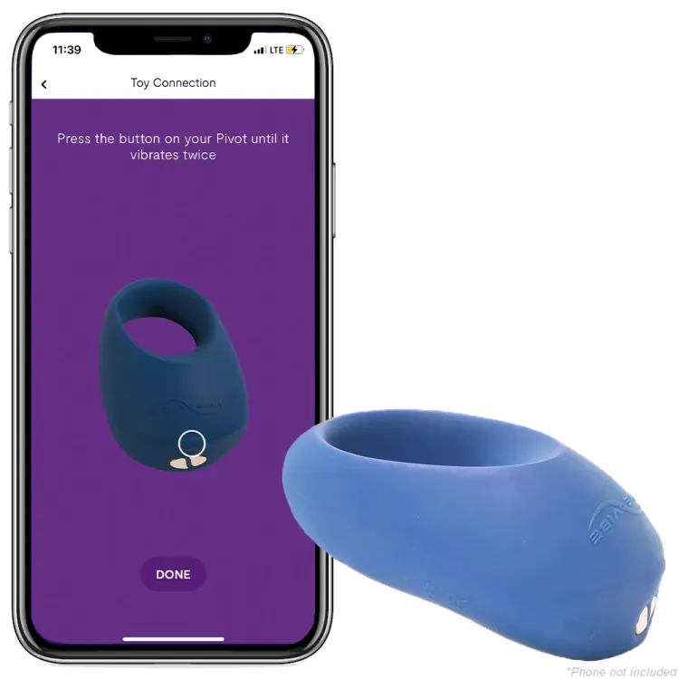 We-Vibe Pivot Silicone Vibrating Couples Cock Ring We-Vibe Pivot Silicone Vibrating Couples Cock Ring