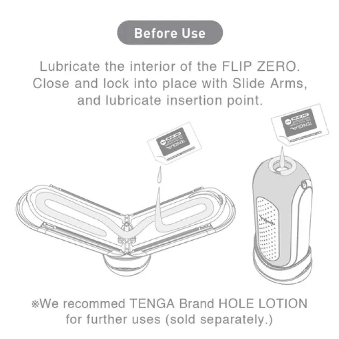 TENGA Flip Zero Luxury Male Masturbator White