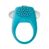 Teal Tickler Single-Speed Vibrating Silicone Cock Ring Teal Tickler Single-Speed Vibrating Silicone Cock Ring