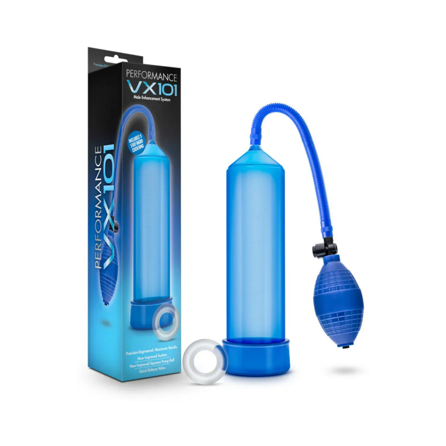 vx101 male enhancement pump blue beginner penis pump