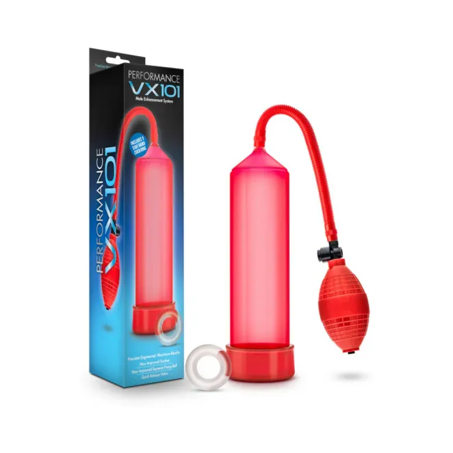 vx101 male enhancement pump red beginner penis pump