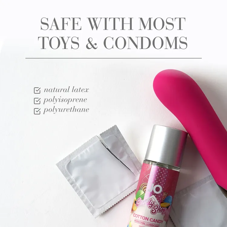 JO H20 Cotton Candy Flavored Water-Based Lubricant 2 oz. JO H20 Cotton Candy Flavored Water-Based Lubricant 2 oz.