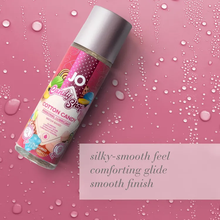 JO H20 Cotton Candy Flavored Water-Based Lubricant 2 oz. JO H20 Cotton Candy Flavored Water-Based Lubricant 2 oz.