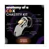 CB-6000S Short Male Pink Chastity Cage Kit