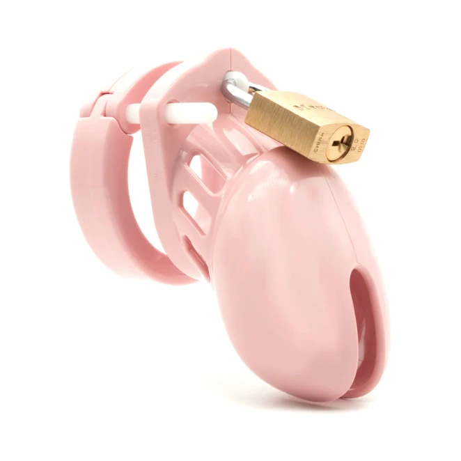 CB-6000S Short Male Pink Chastity Cage Kit