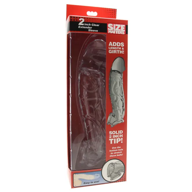 XR Brands Size Matters Mega Mighty 2 Extra Inches Girthy Penis Extender