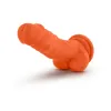 7.5 in. Neo Elite Dual Density Dildo with Balls Orange 7.5 in. Neo Elite Dual Density Dildo with Balls Orange