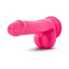 6 in. Realistic Silicone Dual Density Dildo with Balls Pink 6 in. Realistic Silicone Dual Density Dildo with Balls Pink