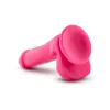 6 in. Realistic Silicone Dual Density Dildo with Balls Pink 6 in. Realistic Silicone Dual Density Dildo with Balls Pink