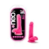6 in. Realistic Silicone Dual Density Dildo with Balls Pink 6 in. Realistic Silicone Dual Density Dildo with Balls Pink