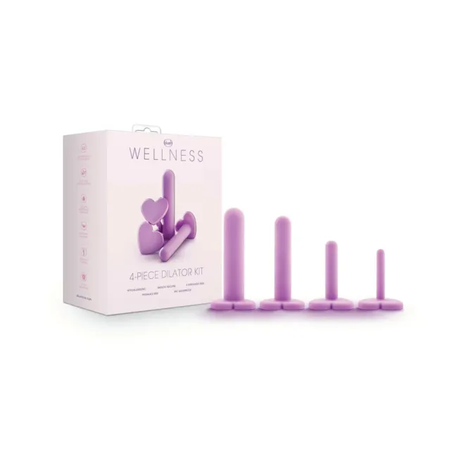 Silicone Heart-Shaped Dilator Set with 4 Sizes