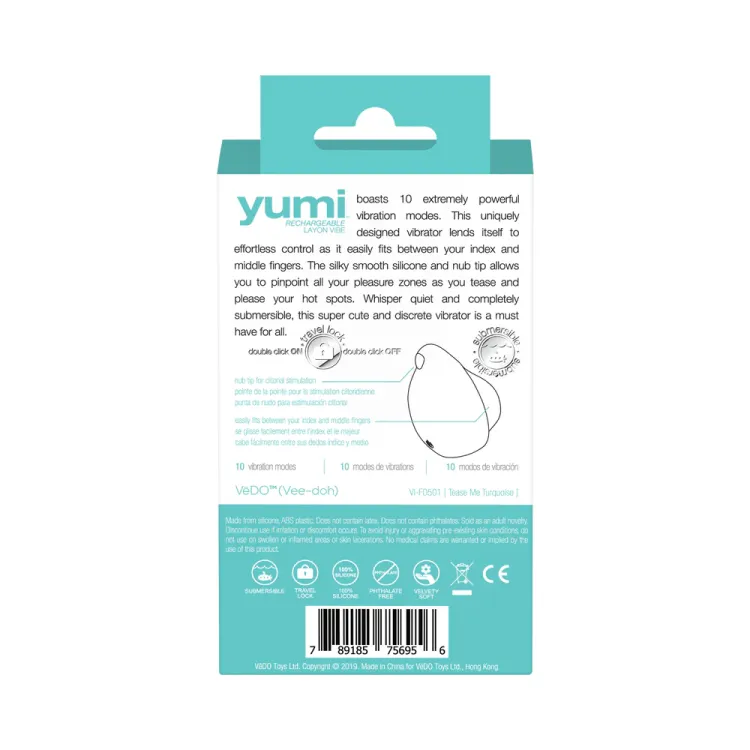 VeDO Yumi Finger Vibe Turquoise VeDO Yumi Finger Vibe Turquoise