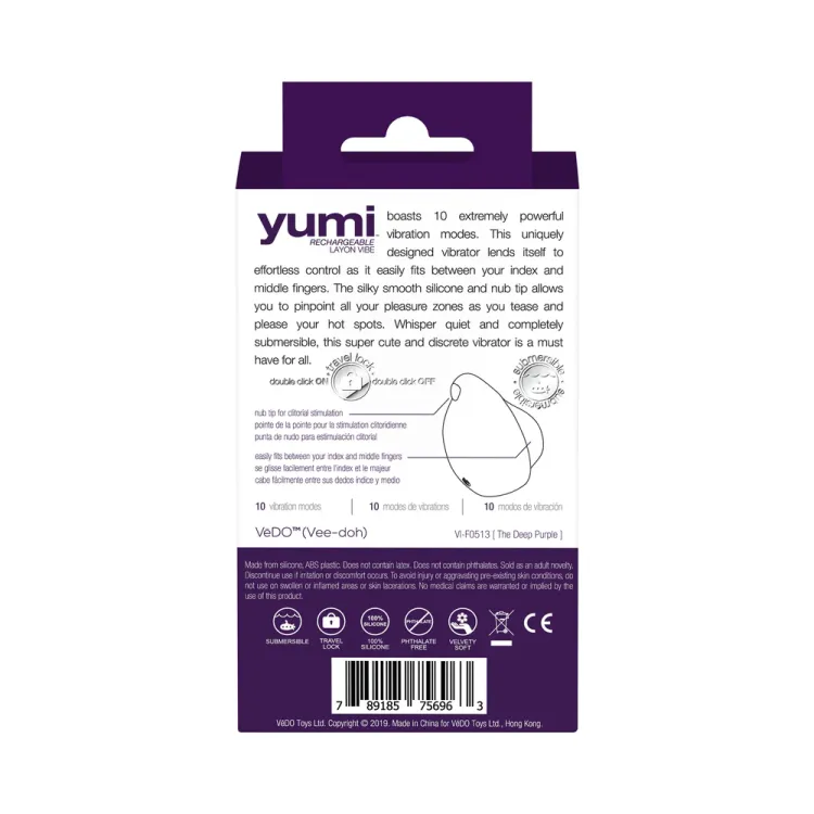 VeDO Yumi Finger Vibe Purple VeDO Yumi Finger Vibe Purple