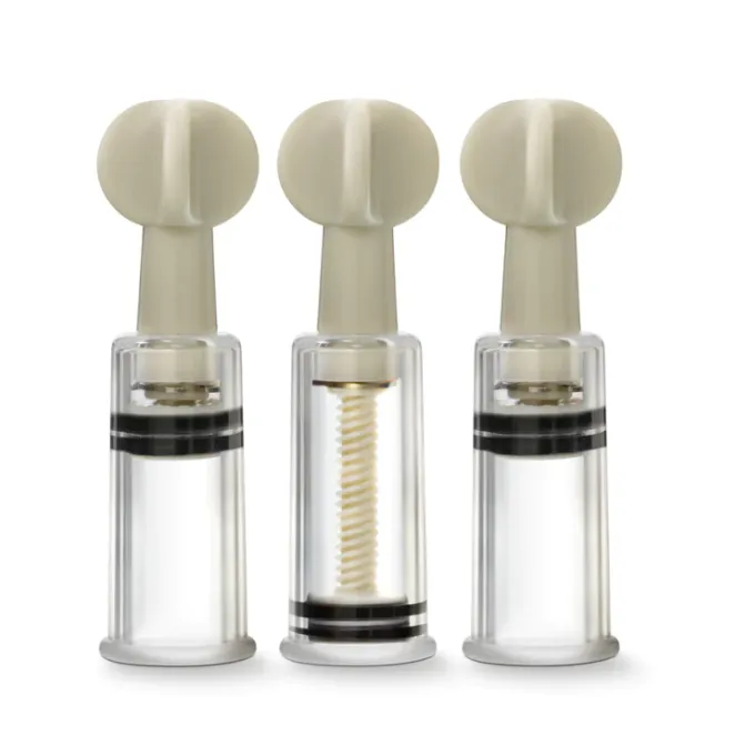 Temptasia Clit & Nipple Twist Suckers 3-Piece Set
