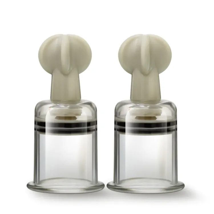 Temptasia Clit & Nipple Twist Suckers 2-Piece Set Large Temptasia Clit & Nipple Twist Suckers 2-Piece Set Large