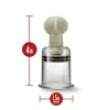 Temptasia Clit & Nipple Twist Suckers 2-Piece Set Large Temptasia Clit & Nipple Twist Suckers 2-Piece Set Large