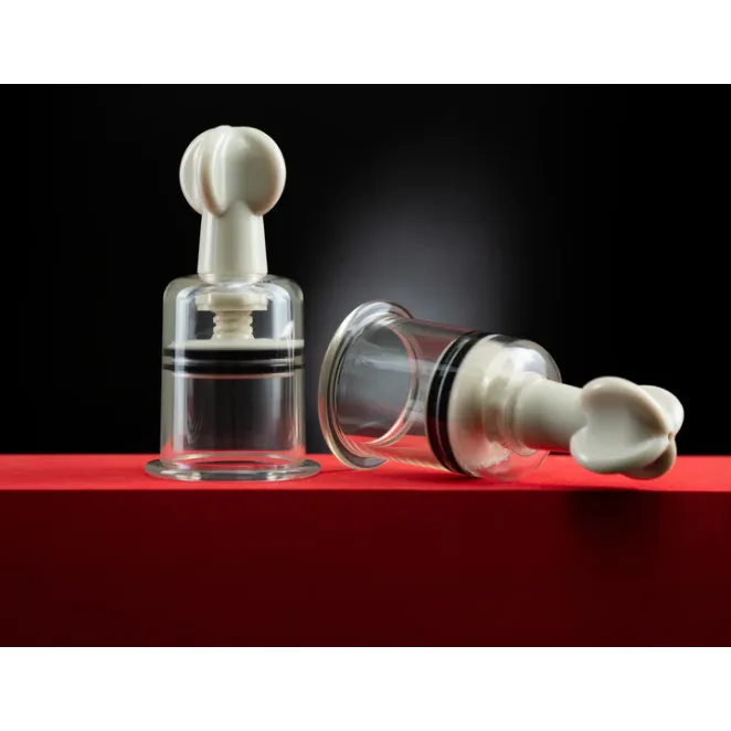 Temptasia Clit & Nipple Twist Suckers 2-Piece Set Large