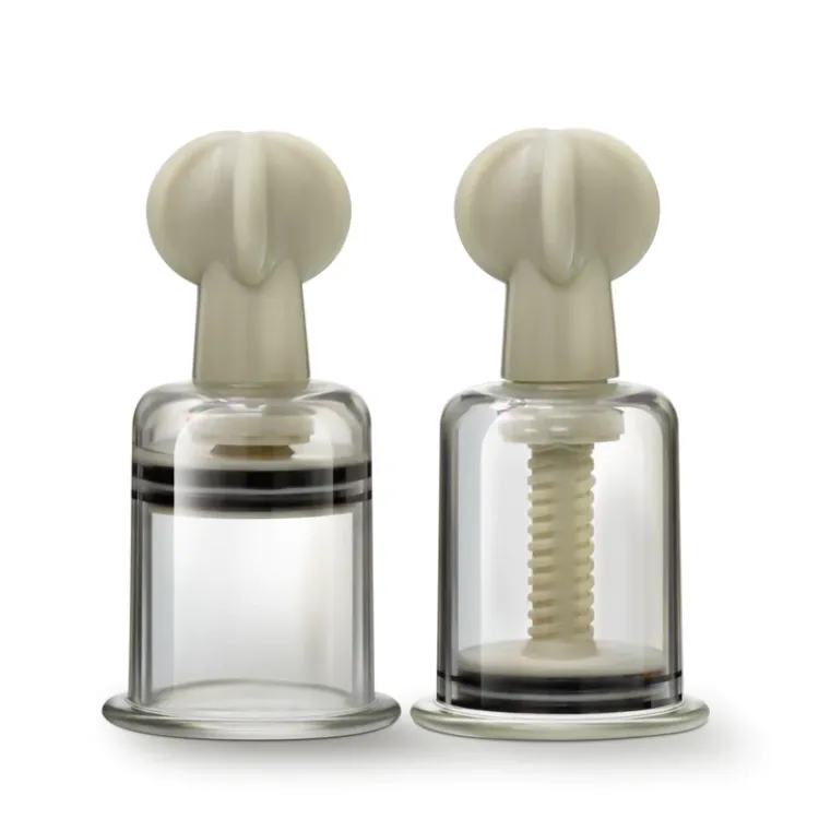 Temptasia Clit & Nipple Twist Suckers 2-Piece Set Large Temptasia Clit & Nipple Twist Suckers 2-Piece Set Large