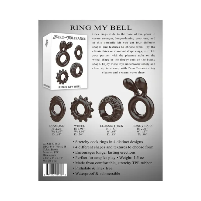 Ring My Bell 4-Piece Cock Ring Set