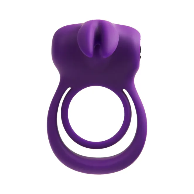 VeDO Thunder Bunny Dual Cock Ring Purple