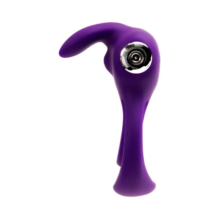 VeDO Thunder Bunny Dual Cock Ring Purple VeDO Thunder Bunny Dual Cock Ring Purple