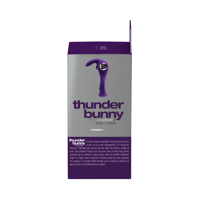 VeDO Thunder Bunny Dual Cock Ring Purple