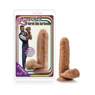 7 in. "Derek The Bartender" Realistic Uncut Dildo with Balls