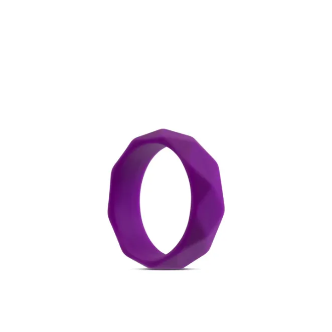 Wellness Geo Silicone Cock Ring