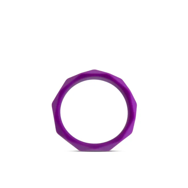 Wellness Geo Silicone Cock Ring