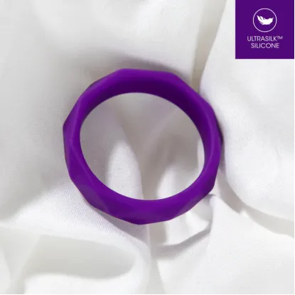 Wellness Geo Silicone Cock Ring